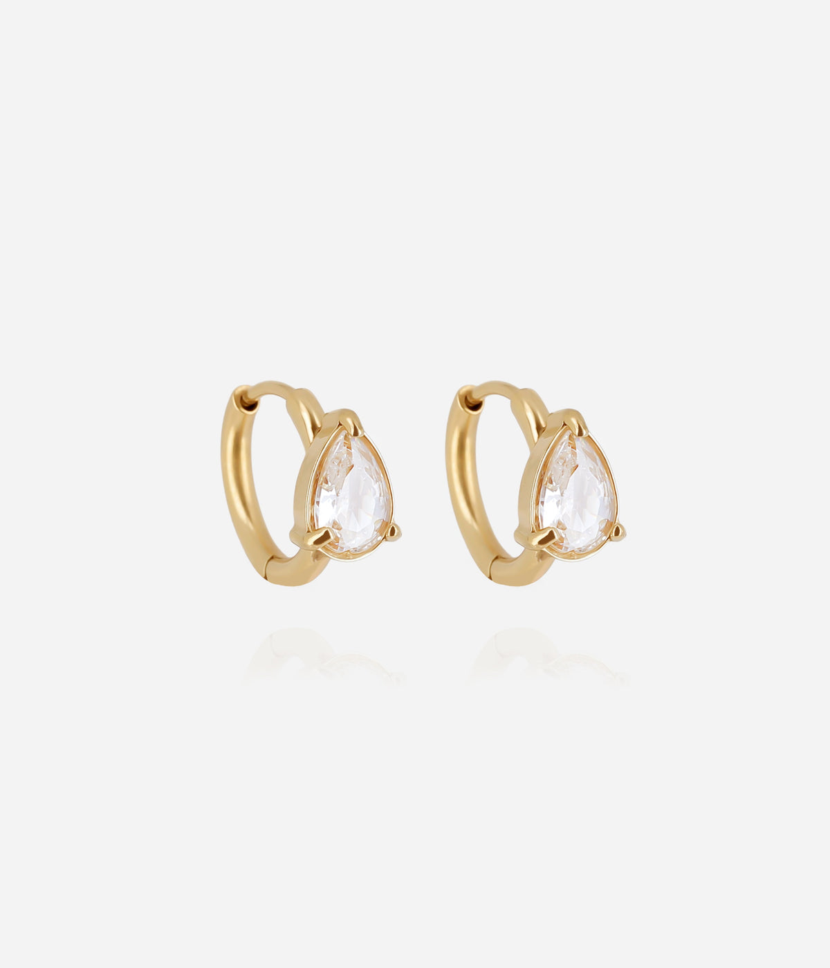 Boucles d'oreilles Aaro (Acier doré)