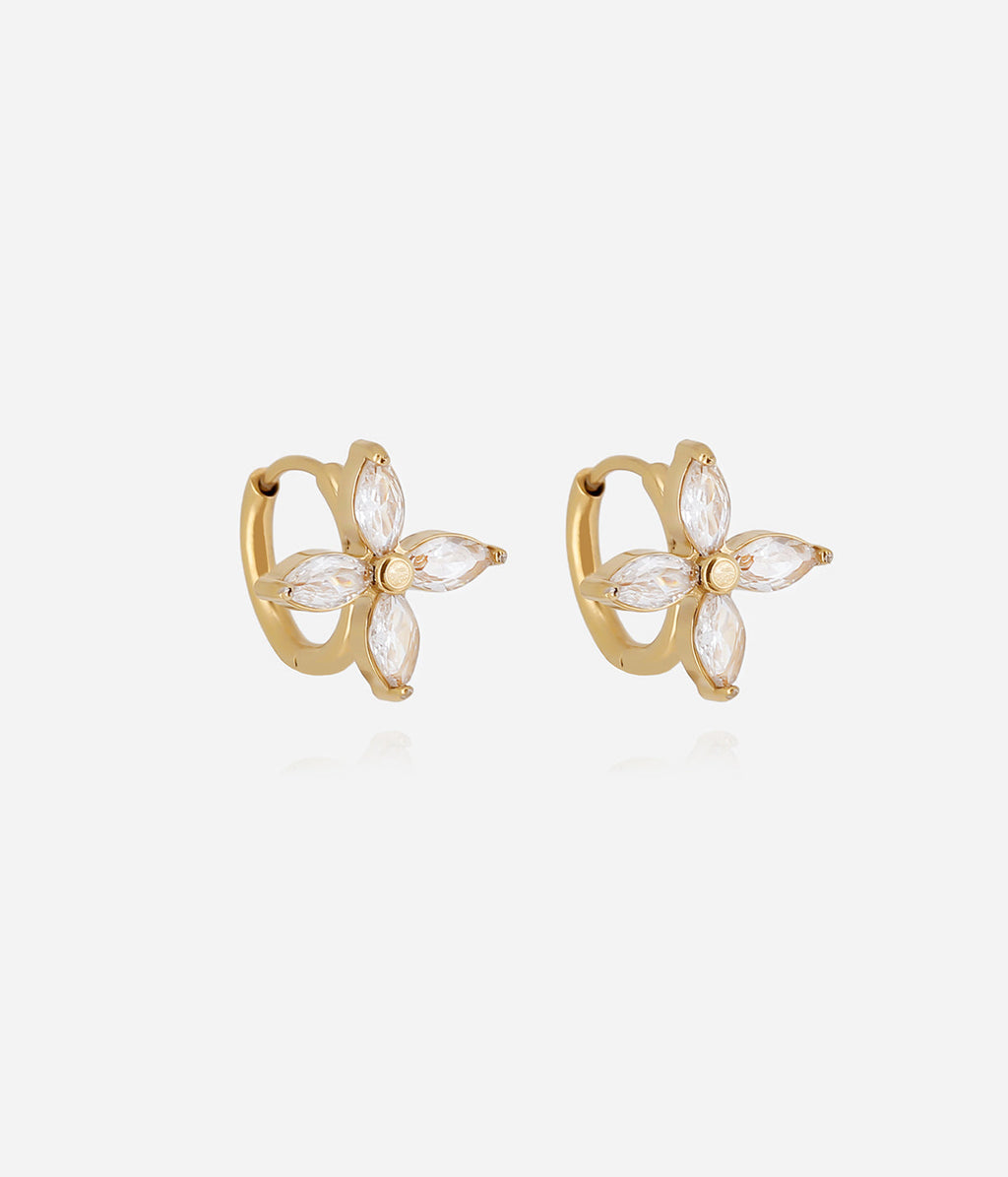 Boucles d'oreilles Ostuni (Acier doré)