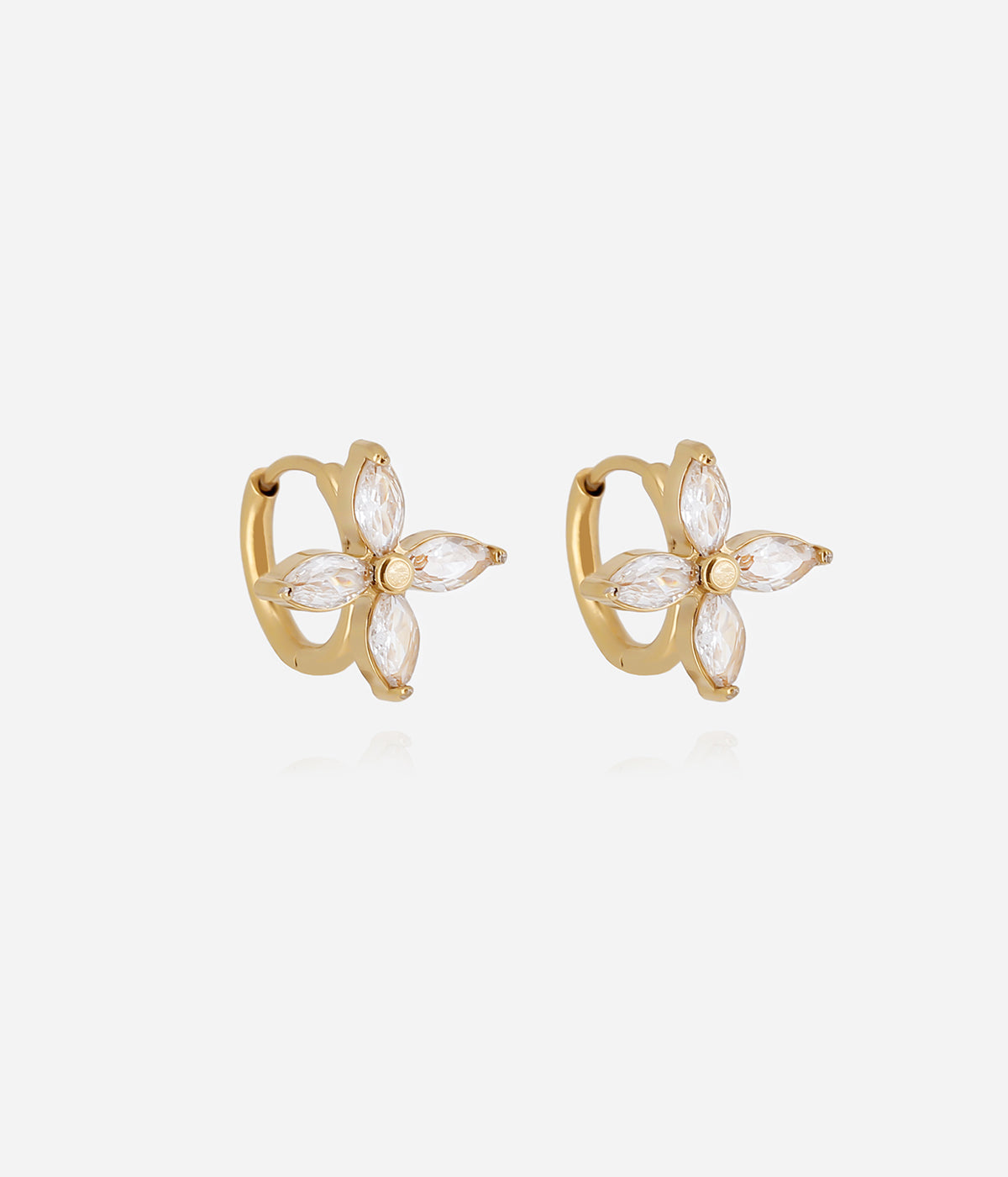 Boucles d'oreilles Ostuni (Acier doré)