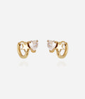 Boucles d'oreilles Lerici (Acier doré)