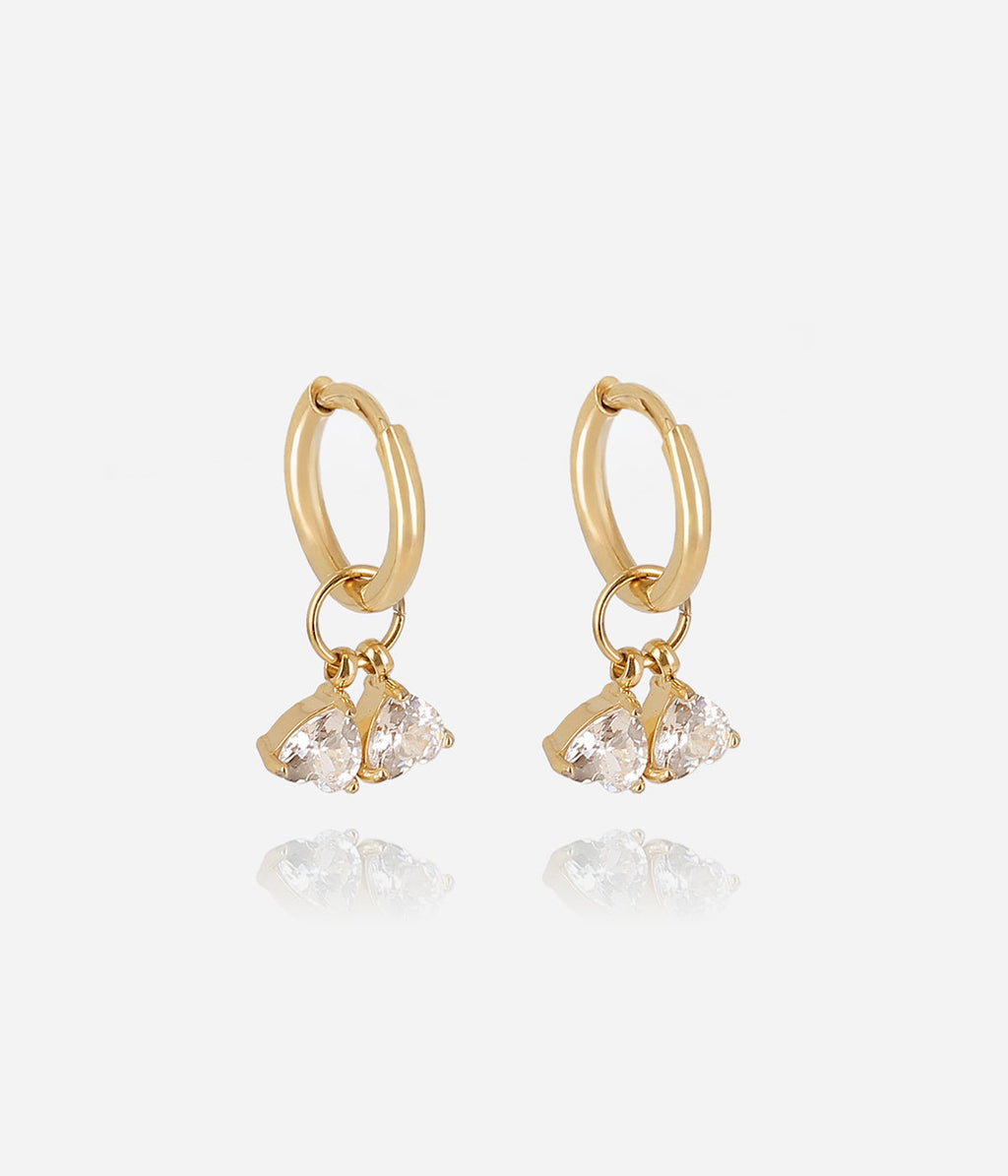 Boucles d'oreilles Essaouira (Acier doré)