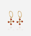 Boucles d'oreilles Élova (Acier doré)