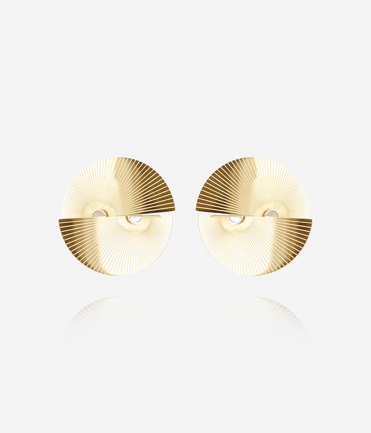 Boucles d'oreilles Neebla (Acier doré)