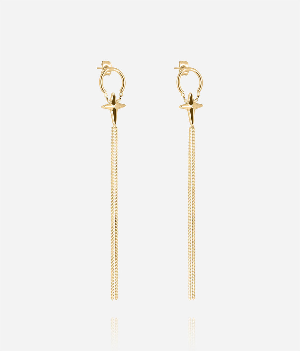 Boucles d'oreilles Montresta (Acier doré)