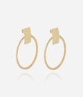 Boucles d'oreilles Nolina (Acier doré)