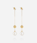 Boucles d'oreilles Zénith (Acier doré)