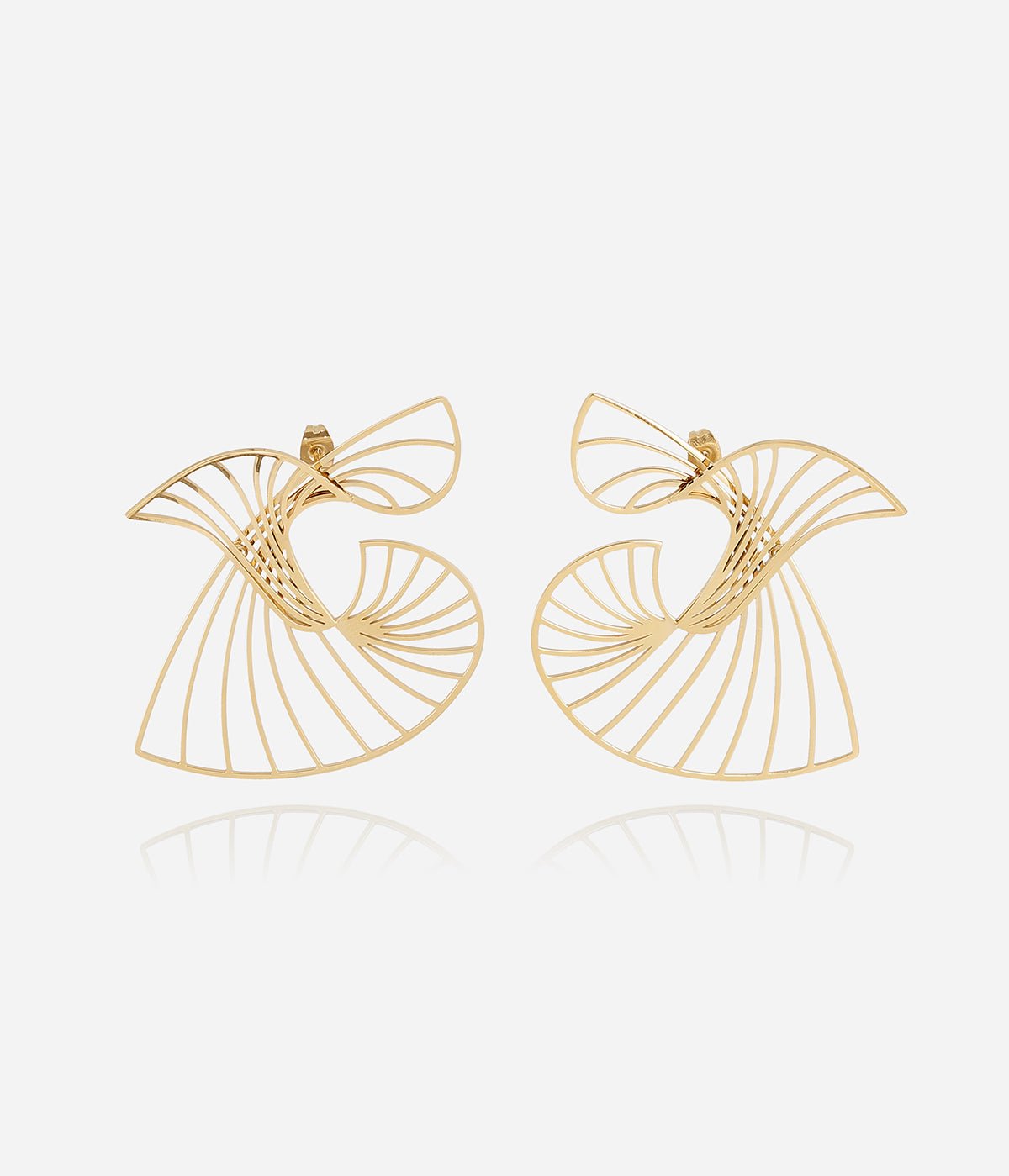 Boucles d'oreilles Auralis (Acier doré)