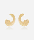 Boucles d'oreilles Iri (Acier doré)