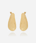 Boucles d'oreilles Pear (Acier doré)