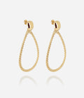 Boucles d'oreilles Arkan (Acier doré)
