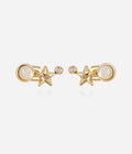 Boucles d'oreilles Enigma (Acier doré)