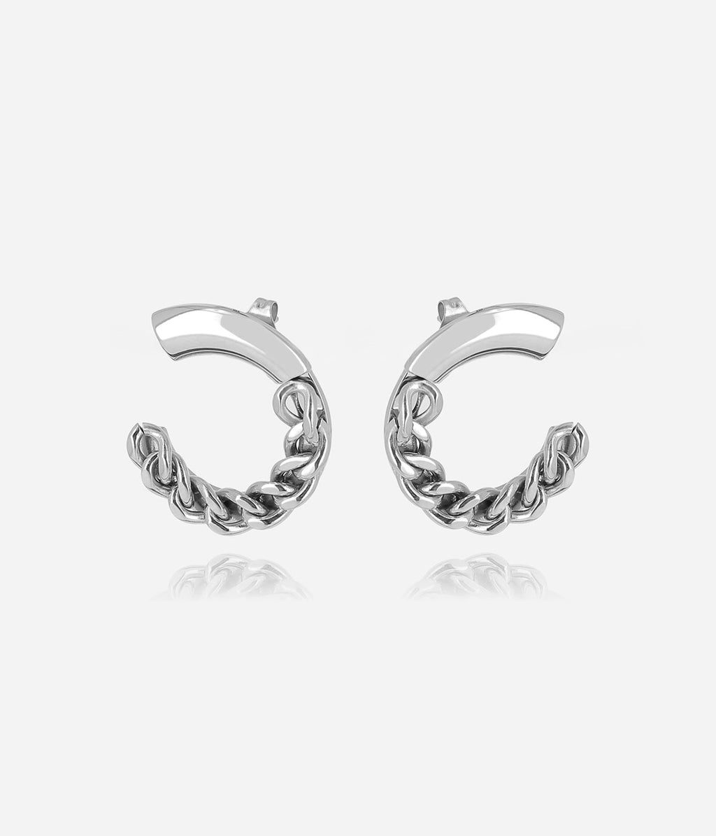 Boucles d'oreilles Carbonio (Acier)