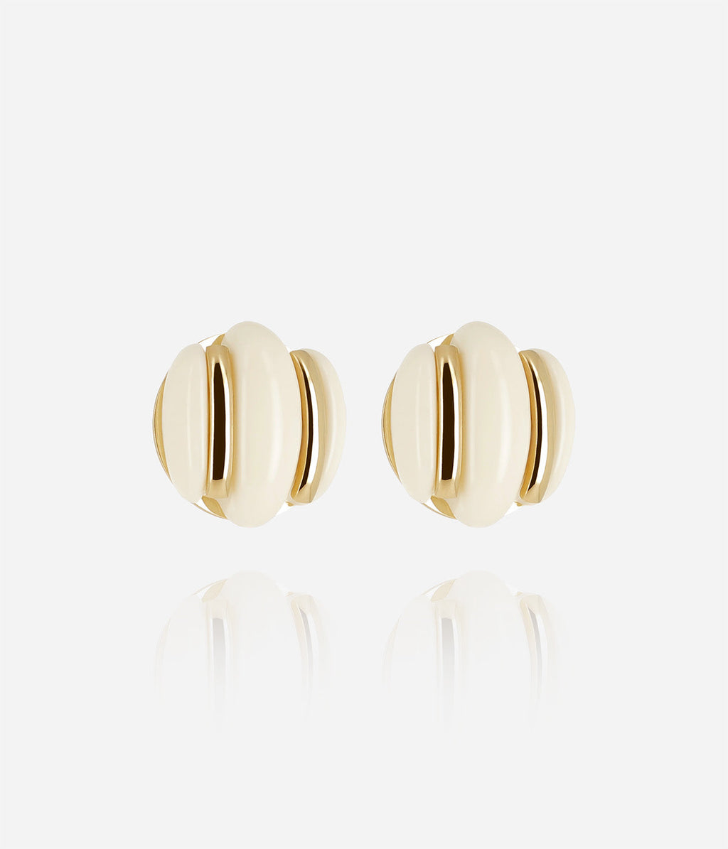 Boucles d'oreilles Cabras (Acier doré)