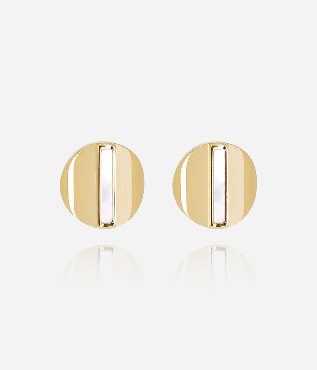 Boucles d'oreilles Luras (Acier doré)