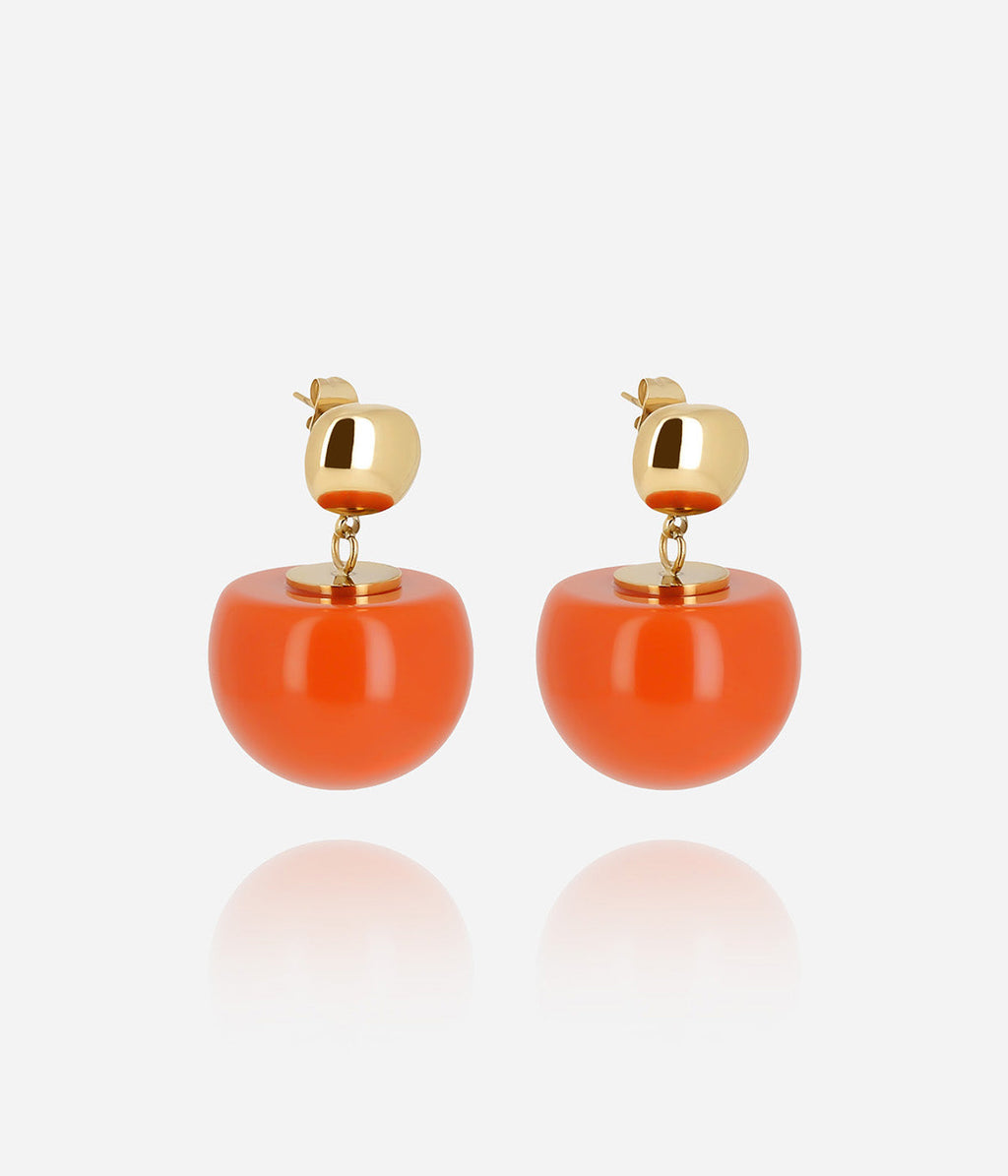 Boucles d'oreilles Rosazia (Acier doré)
