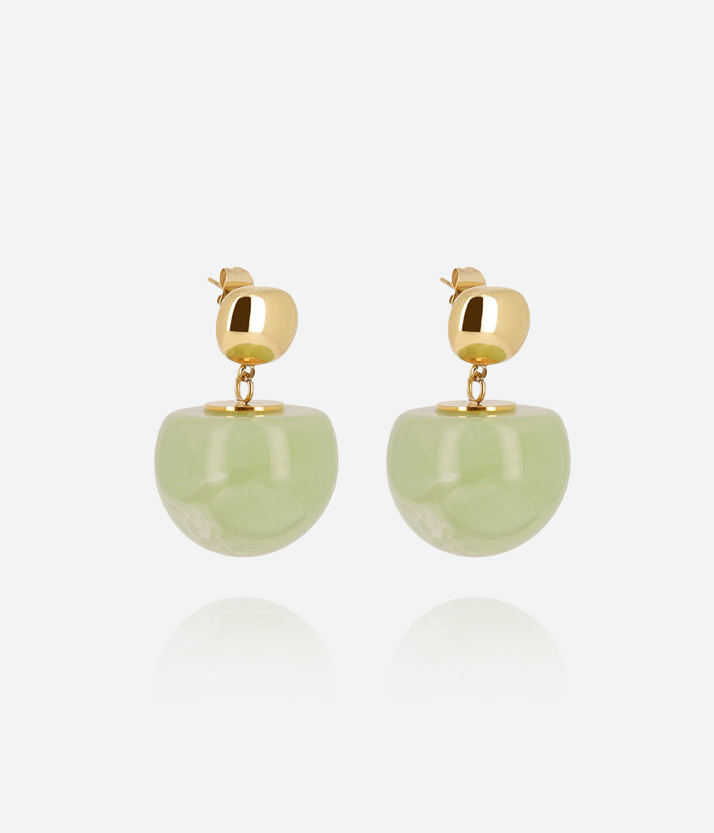 Boucles d'oreilles Rosazia (Acier doré)