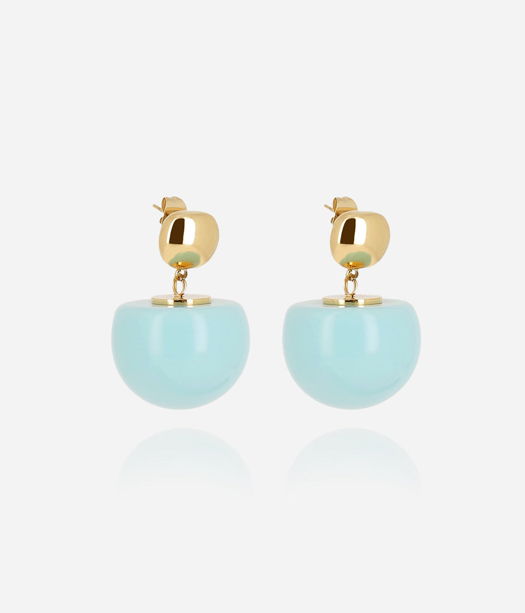 Boucles d'oreilles Rosazia (Acier doré)