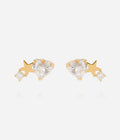 Boucles d'oreilles Pienza (Acier doré)