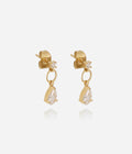 Boucles d'oreilles Tromso (Acier doré)