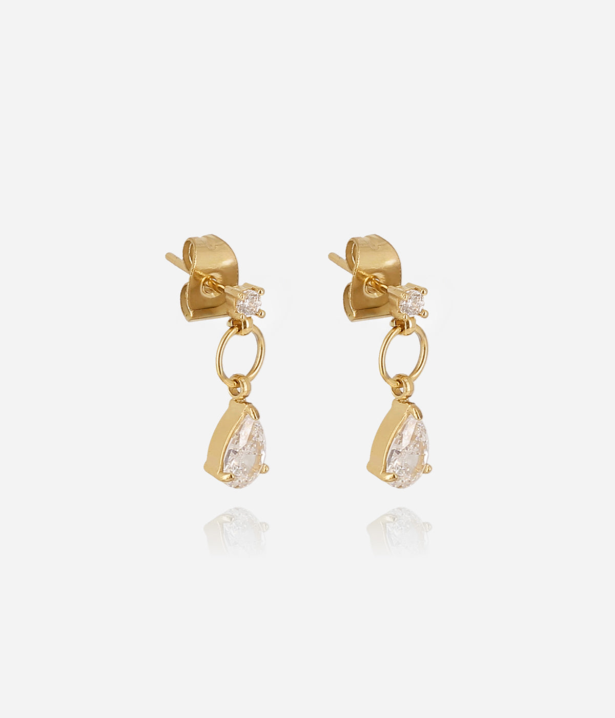 Boucles d'oreilles Tromso (Acier doré)