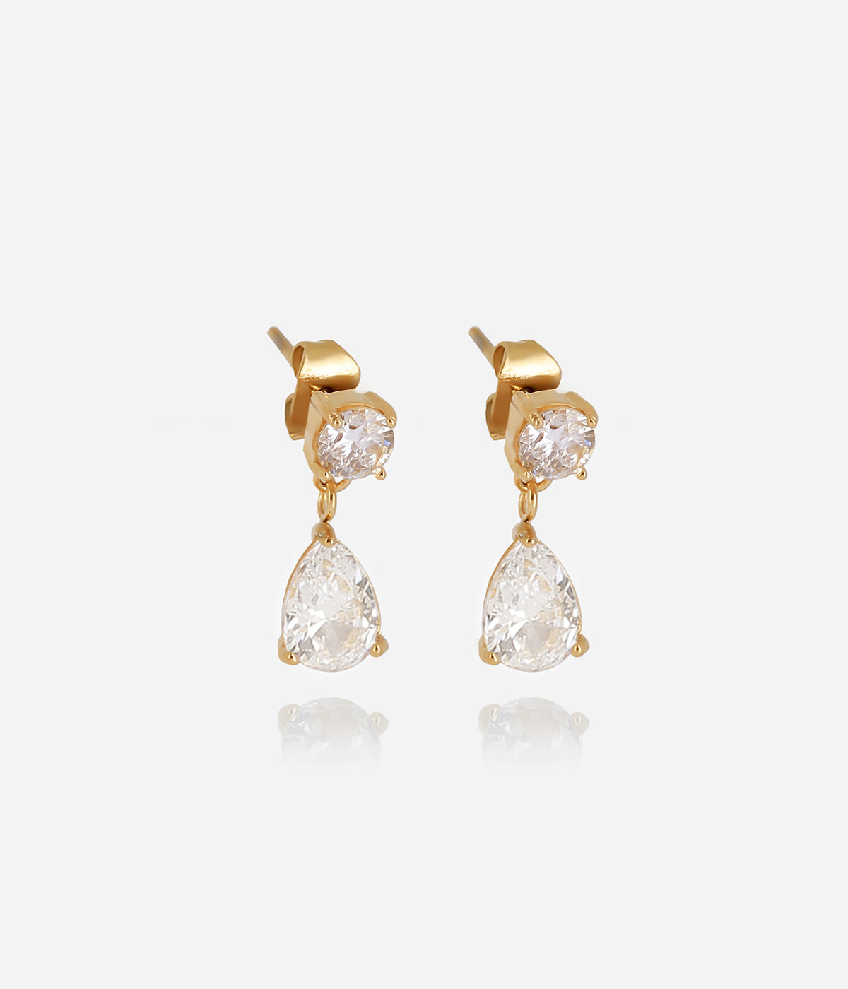 Boucles d'oreilles Ravello (Acier doré)