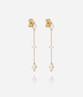 Boucles d'oreilles Bergen (Acier doré)