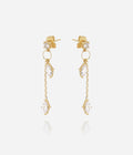 Boucles d'oreilles Cordoba (Acier doré)