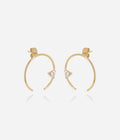Boucles d'oreilles Ponza (Acier doré)