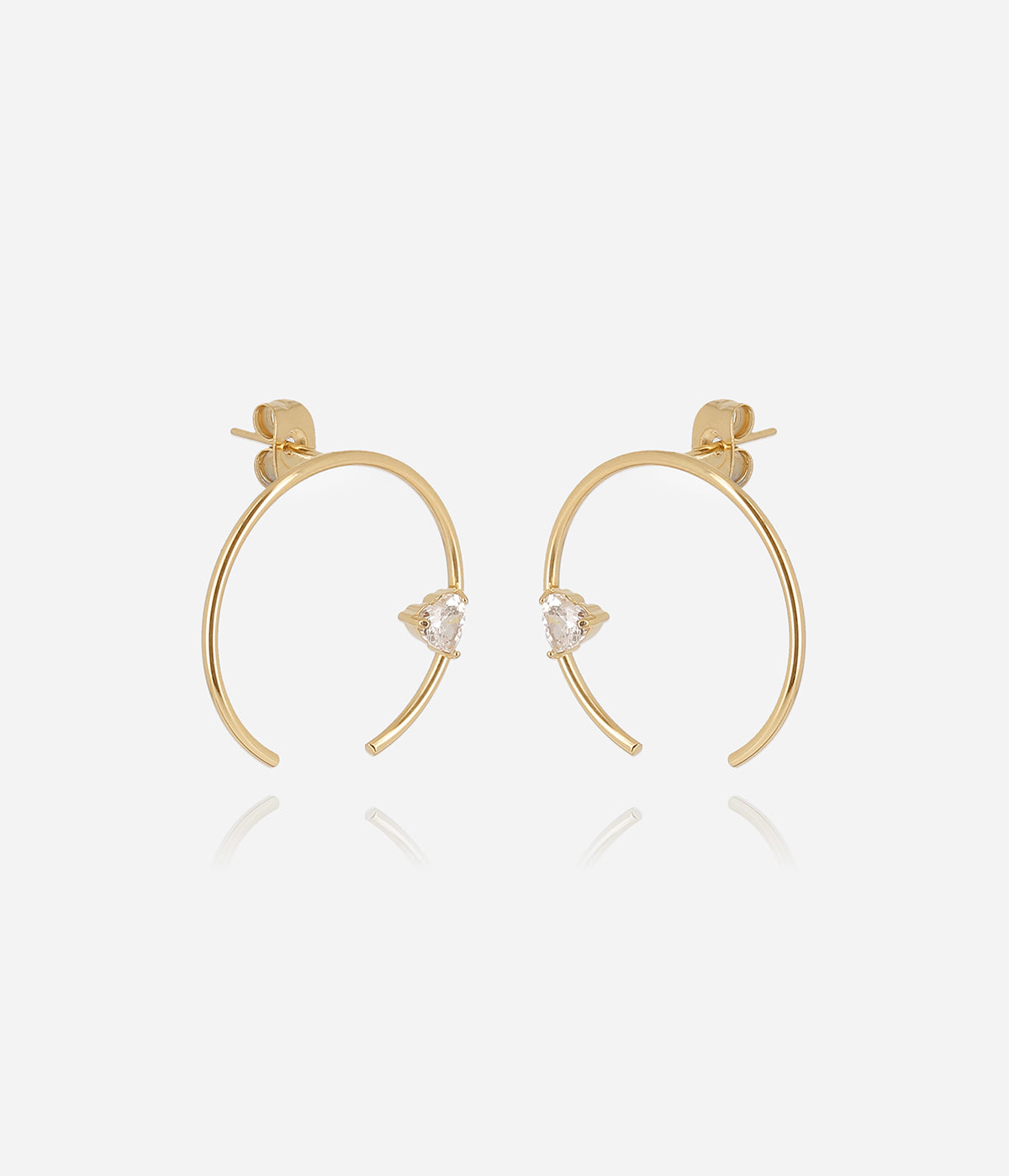 Boucles d'oreilles Ponza (Acier doré)
