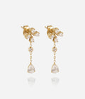 Boucles d'oreilles Célia (Acier doré)