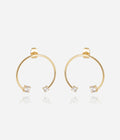 Boucles d'oreilles Fauve (Acier doré)