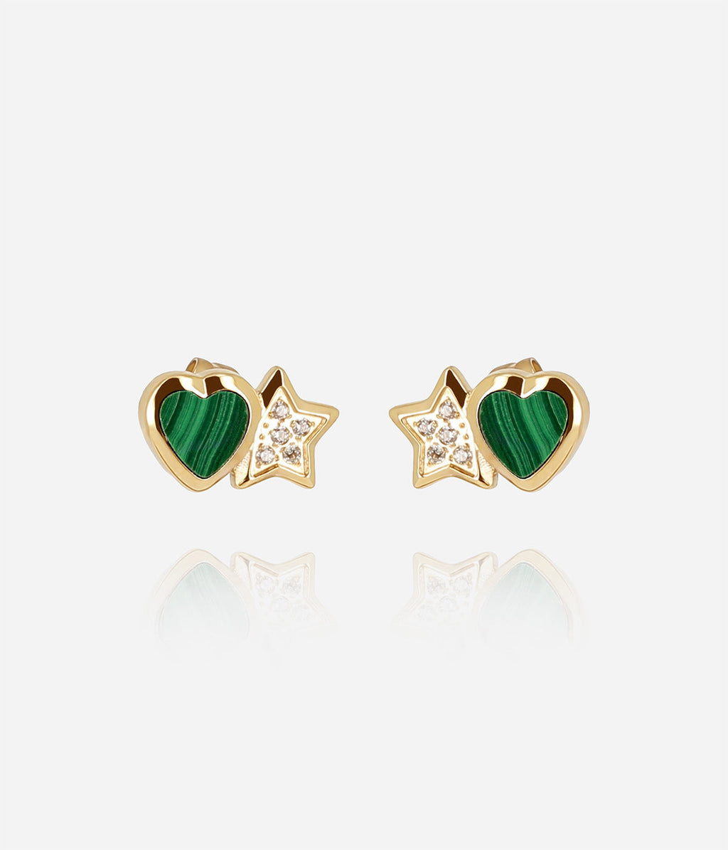 Boucles d'oreilles Sassari (Acier doré)