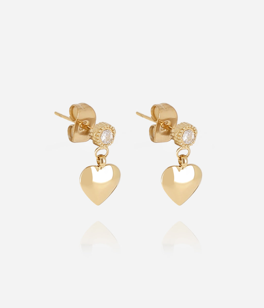 Boucles d'oreilles Procida (Acier doré)