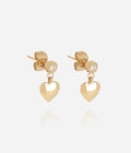Boucles d'oreilles Procida (Acier doré)