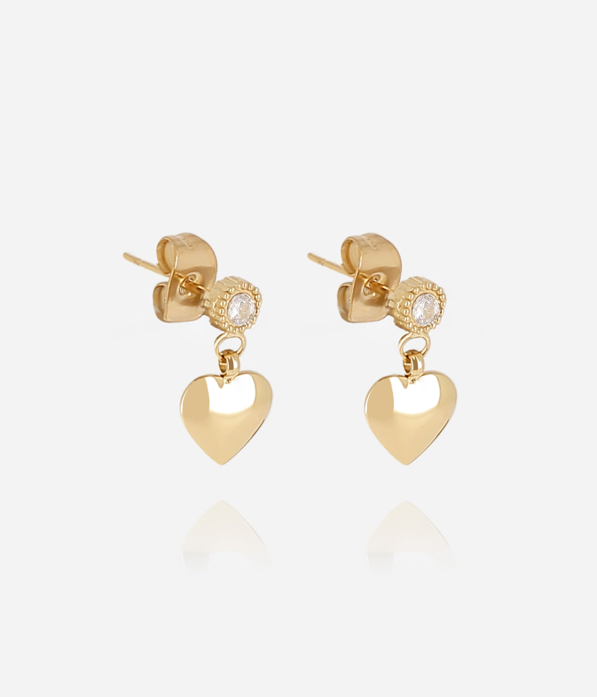 Boucles d'oreilles Procida (Acier doré)