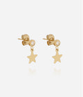 Boucles d'oreilles Serifos (Acier doré)