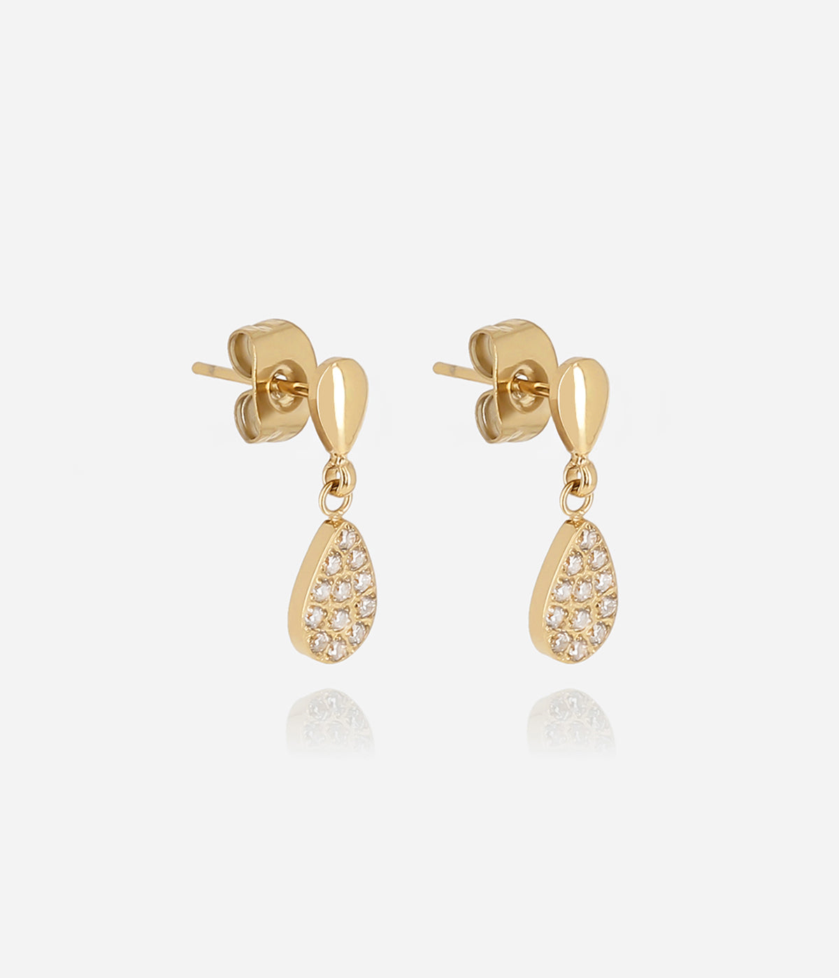 Boucles d'oreilles Ischia (Acier doré)