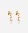 Boucles d'oreilles Ivo (Acier doré)