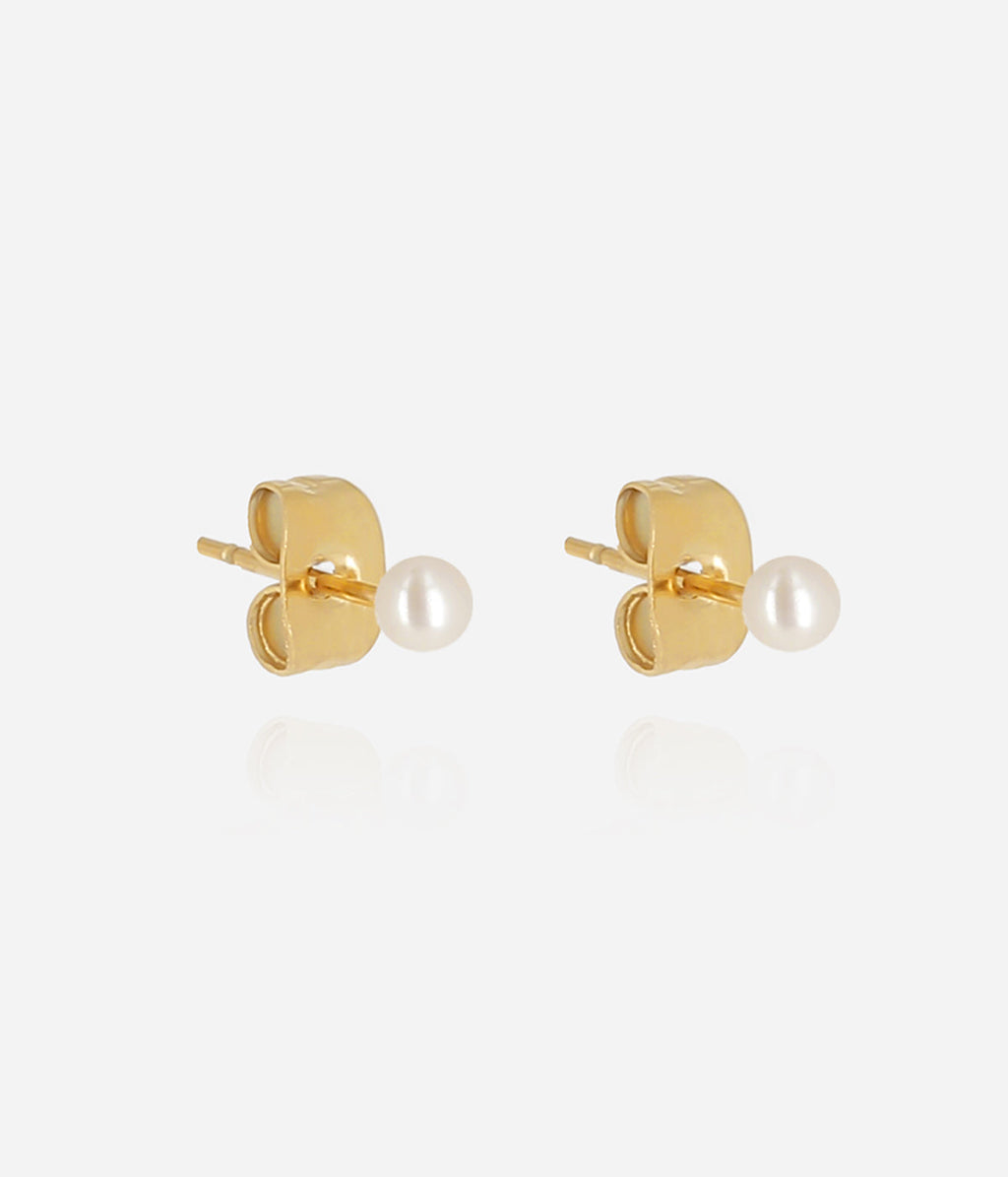 Boucles d'oreilles Abel (Acier doré)