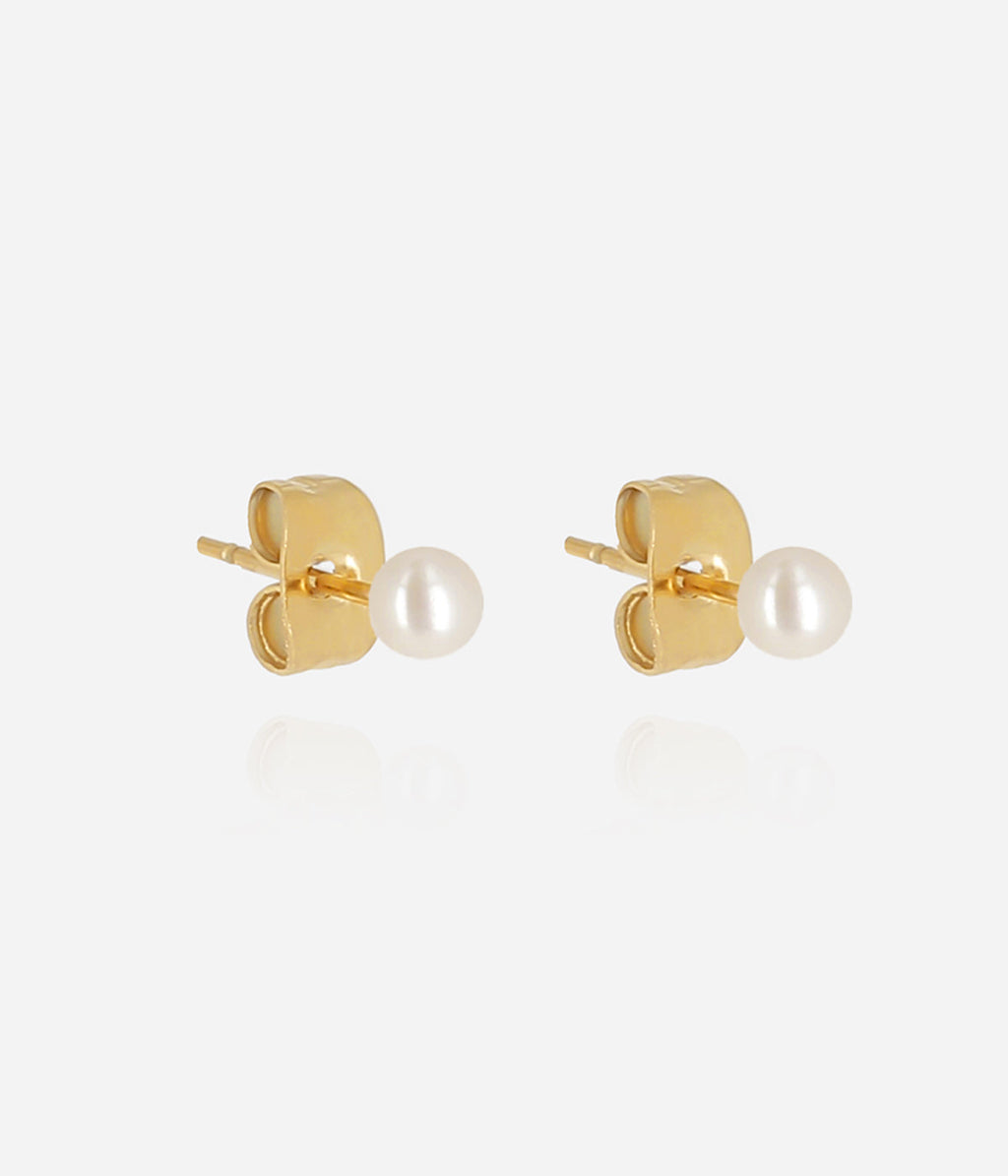 Boucles d'oreilles Abel (Acier doré)