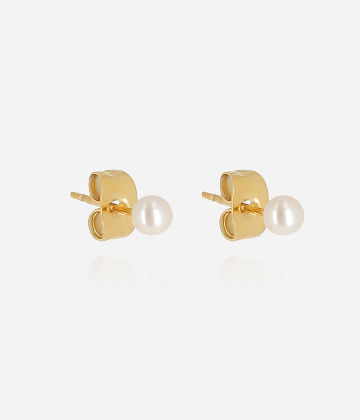 Boucles d'oreilles Abel (Acier doré)