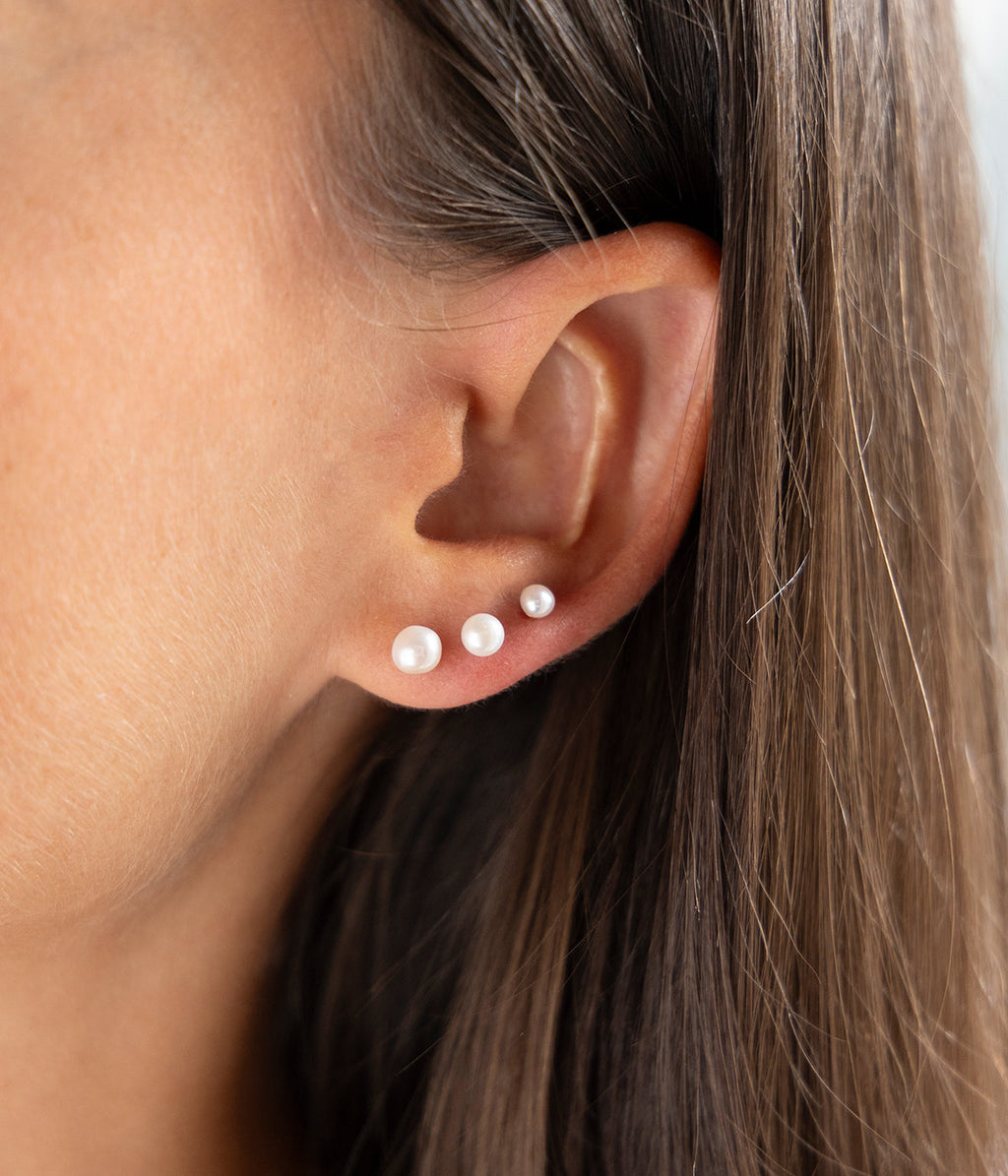 Boucles d'oreilles Abel (Acier doré)