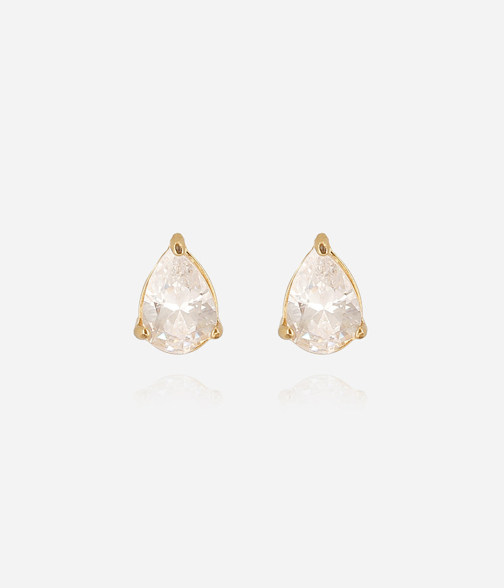 Boucles d'oreilles Elinaé (Acier doré)