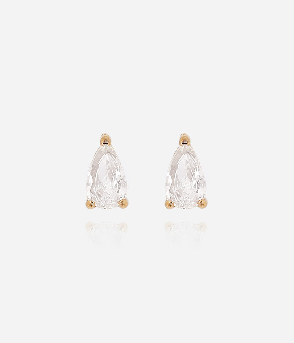 Boucles d'oreilles Anaé (Acier doré)