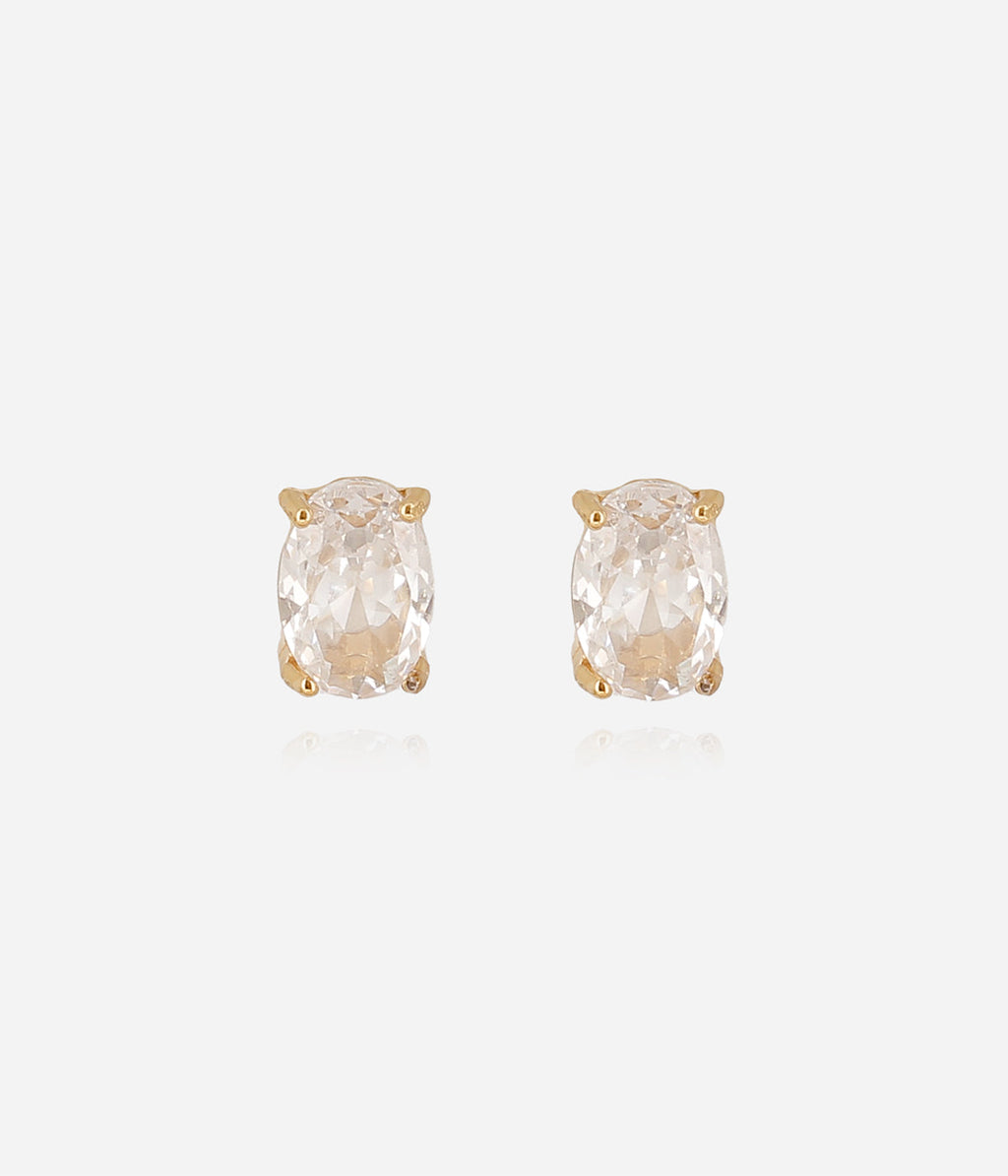 Boucles d'oreilles Echor (Acier doré)