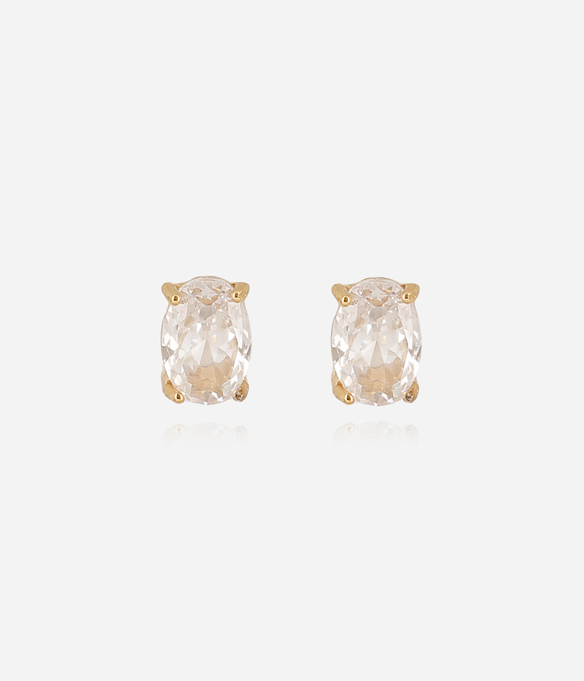 Boucles d'oreilles Echor (Acier doré)