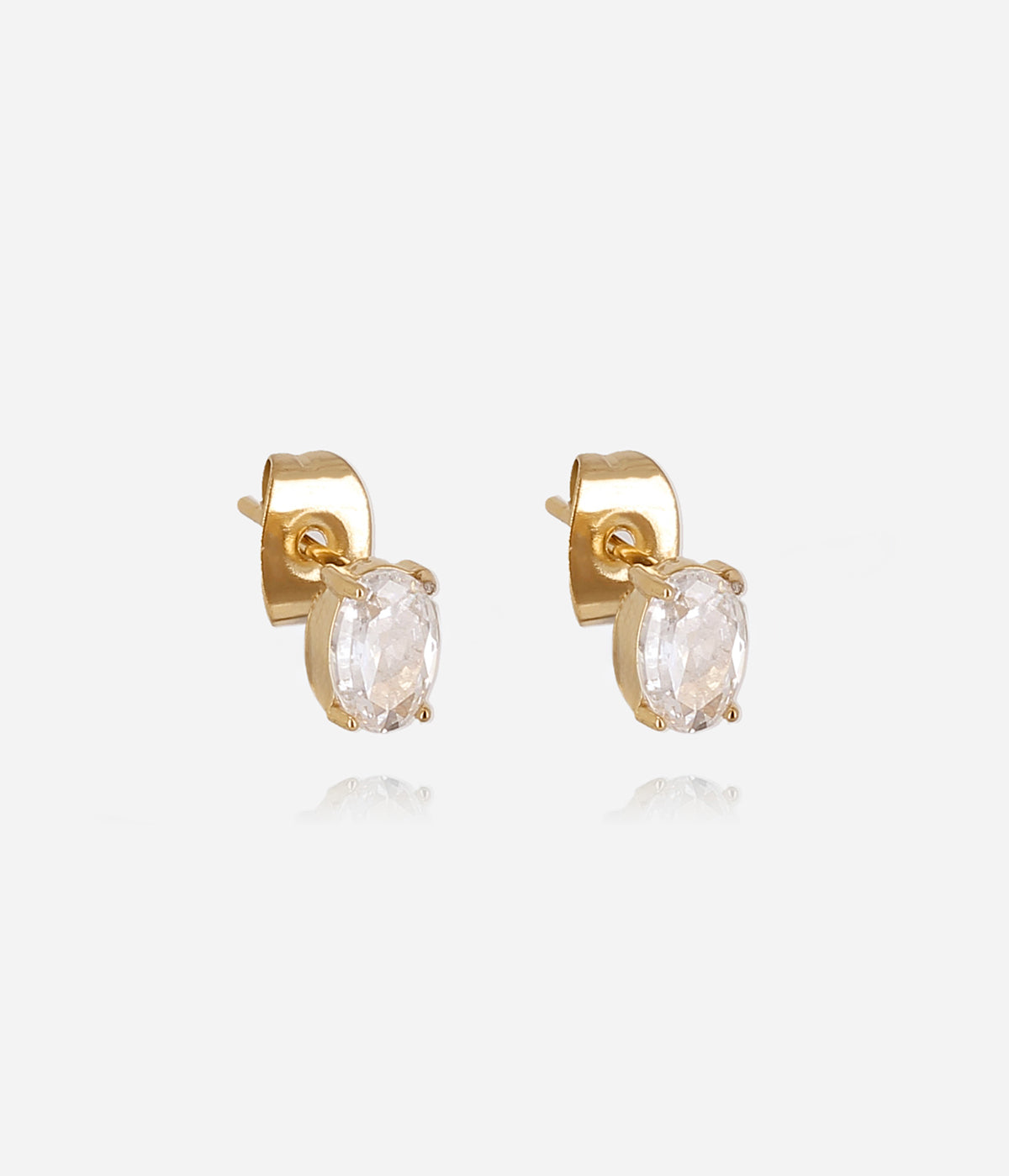 Boucles d'oreilles Echor (Acier doré)