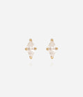 Boucles d'oreilles Avaé (Acier doré)