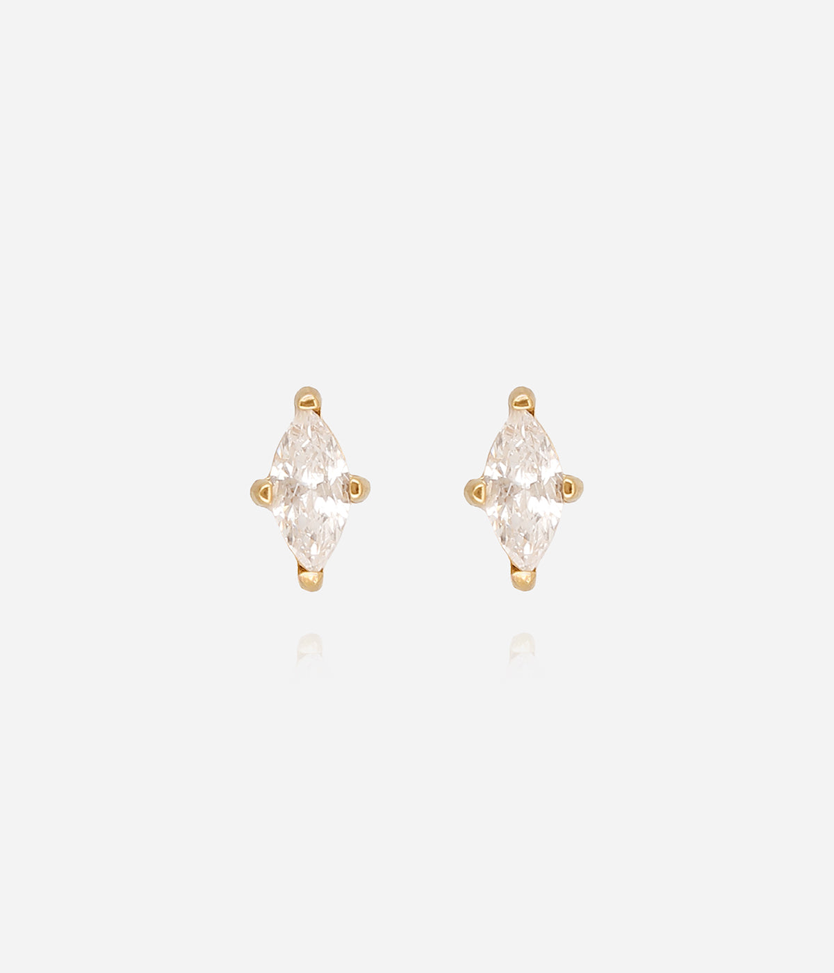 Boucles d'oreilles Avaé (Acier doré)