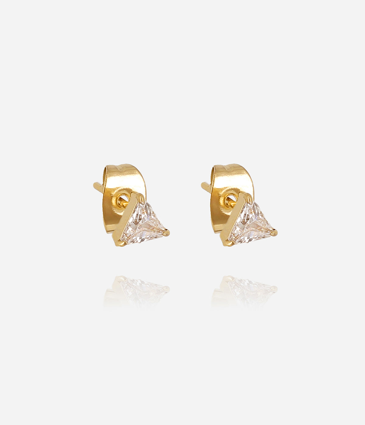 Boucles d'oreilles Auren (Acier doré)